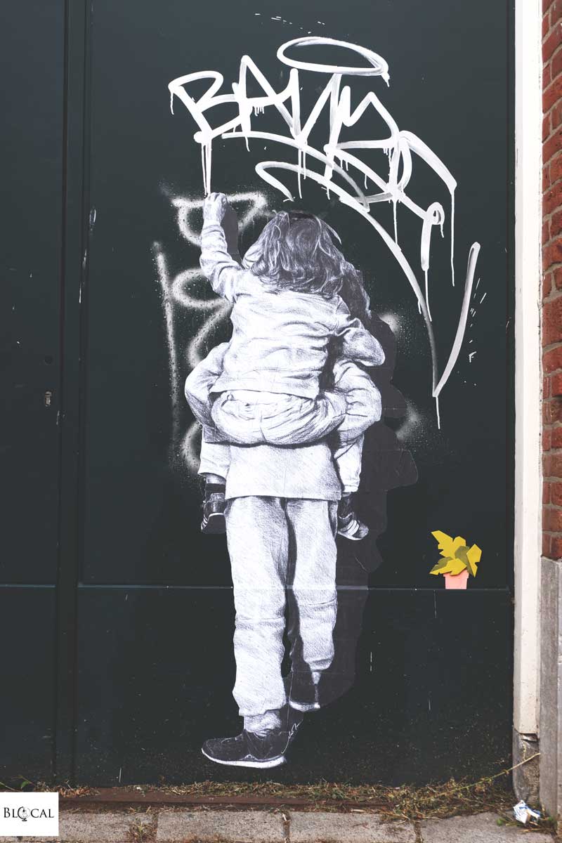Murmure street art in Rotterdam