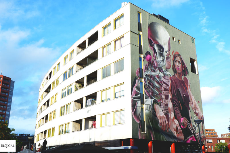 Smug x TelmoMiel collaboration in Rotterdam street art