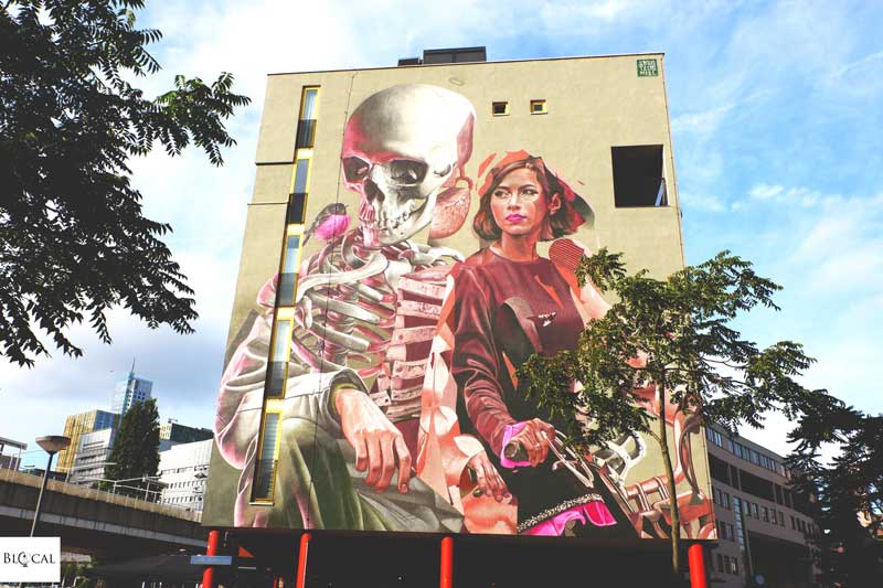 Smug x TelmoMiel street art Pow! Wow! Rotterdam 2019