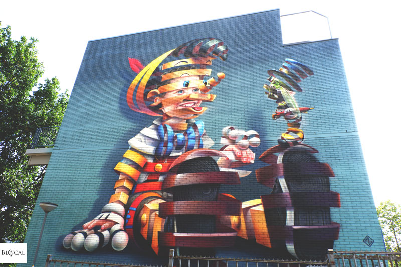 Super A mural in Rotterdam